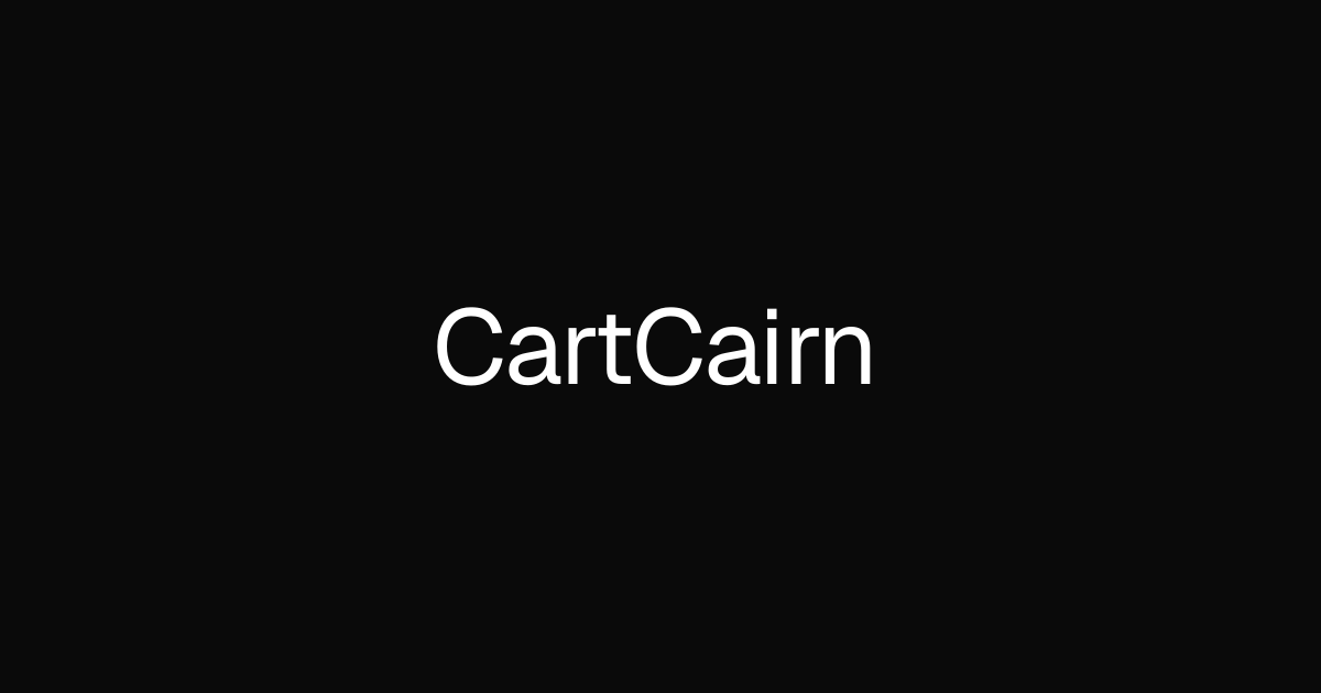 CartCairn — A beautiful CAC is useless if customers vanish after checkout. CartCairn helps founders…